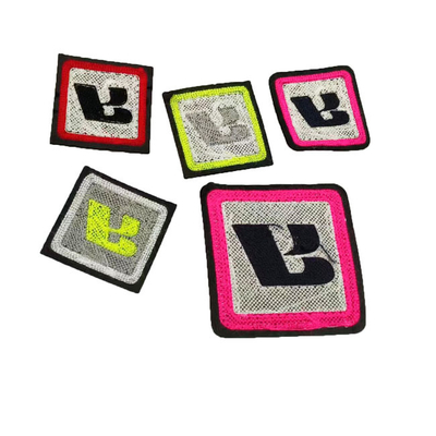 Customized Logo Clothing Patches 1-1000 Quantity White Color
